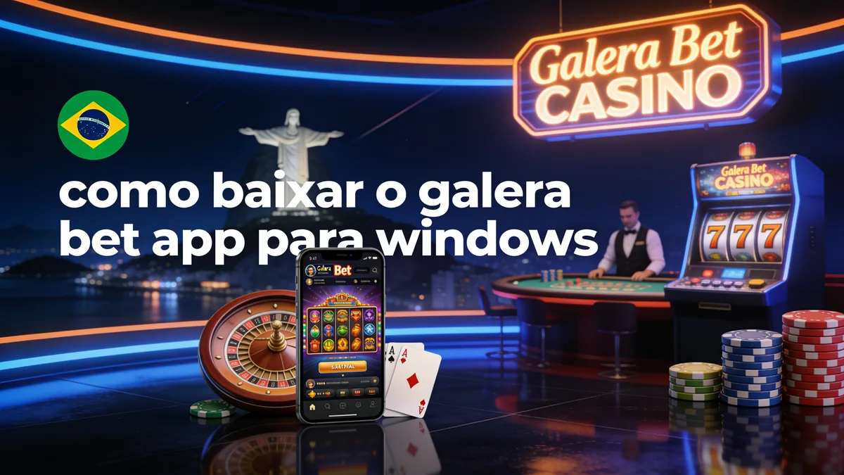 Como Baixar o Galera Bet App para Windows para jogadores no Brasil